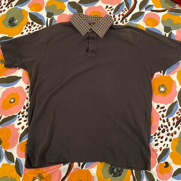 Etro Polo With Checkered Collar